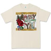 Bone merry christmas y'all Premium Tee - CowhideDigitalArt