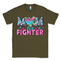 Army Green Western Mom Is A Fighter Classic Tee - BundleAndBundleShop