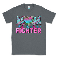 Charcoal Heather Western Mom Is A Fighter Classic Tee - BundleAndBundleShop