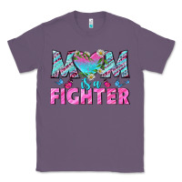 Lavender Western Mom Is A Fighter Classic Tee - BundleAndBundleShop