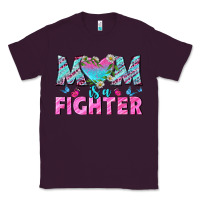 Plum Western Mom Is A Fighter Classic Tee - BundleAndBundleShop