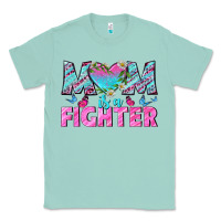 Seafoam Western Mom Is A Fighter Classic Tee - BundleAndBundleShop