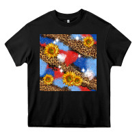 Black western 4th of july seamless pattern Heavy Core Tee - BundleAndBundleShop