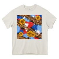 Cream western 4th of july seamless pattern Heavy Core Tee - BundleAndBundleShop