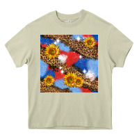 Mossy western 4th of july seamless pattern Heavy Core Tee - BundleAndBundleShop