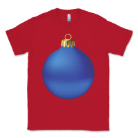 Red christmas ornament 2 Classic Tee - artisFamous