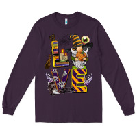 Plum halloween love gnome Long Sleeve Tee - BarkalooDesign