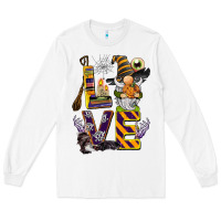 White halloween love gnome Long Sleeve Tee - BarkalooDesign