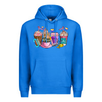 True Royal nail art  coffee cups Premium Hoodie - AdoDesignShop
