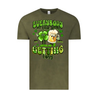 Vintage Olive everybody in the pub getting tipsy artiststas Vintage Tee - Artiststas