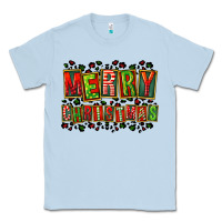 Dusty Blue merry christmas Classic Tee - FaDigitalArtStudio