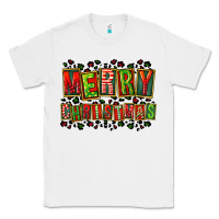 White merry christmas Classic Tee - FaDigitalArtStudio