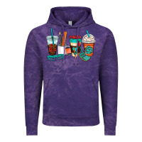 Cloud Purple math teacher coffee cups Vintage Hoodie - AdoDesignShop