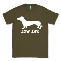 Army Green Doxie Low Life Classic Tee - artisFamous