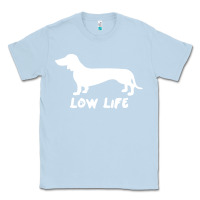 Dusty Blue Doxie Low Life Classic Tee - artisFamous
