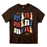 Chocolate Brown american mini Heavy Core Tee - BundleAndBundleShop