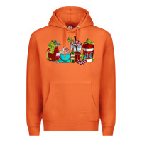 Carrot wine coffee cups Premium Hoodie - AdoDesignShop