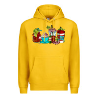 Lemon wine coffee cups Premium Hoodie - AdoDesignShop