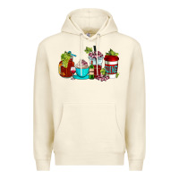 Sandshell wine coffee cups Premium Hoodie - AdoDesignShop