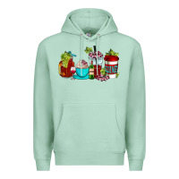 Seafoam wine coffee cups Premium Hoodie - AdoDesignShop