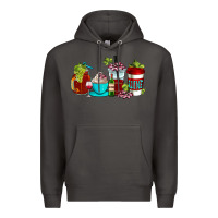 Smoke wine coffee cups Premium Hoodie - AdoDesignShop