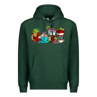 Sports Green wine coffee cups Premium Hoodie - AdoDesignShop