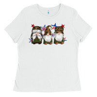 White military gnomes star Ladies Tee - Artiststas
