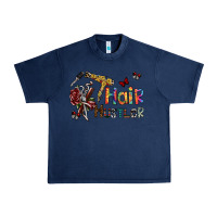 Navy hair hustler 2 Urban Heavy Tee - SublimationCraftShop