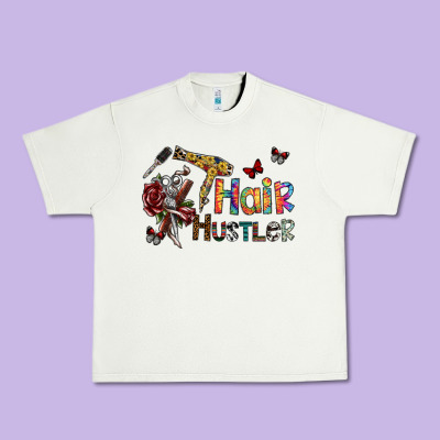 Hair Hustler 2 Urban Heavy Tee Designed By Sublimationcraftshop