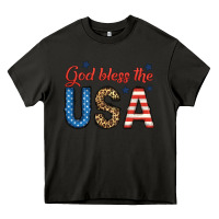Asphalt god bless the usa Heavy Core Tee - BundleAndBundleShop