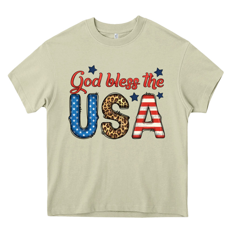 God Bless The Usa Heavy Core Tee by BundleAndBundleShop | Teevron