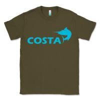 Army Green costa Classic Tee - artisFamous