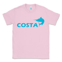 Bubblegum Pink costa Classic Tee - artisFamous