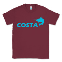 Burgundy costa Classic Tee - artisFamous