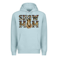 Blue Mist show mom horse Premium Hoodie - RanaPortraitStore