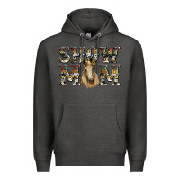 Charcoal Heather show mom horse Premium Hoodie - RanaPortraitStore