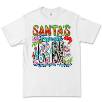 White Santa's Favorite RN Registered Nurse Premium Tee - CowhideDigitalArt