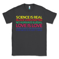 Smoke Anti Trump Science is Real Black Lives Matter T shirt Classic Tee - artisFamous