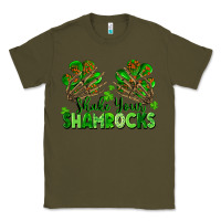 Army Green Shake Your Shamrocks Classic Tee - FaDigitalArtStudio