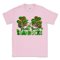 Bubblegum Pink Shake Your Shamrocks Classic Tee - FaDigitalArtStudio