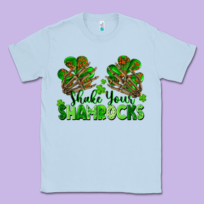 Shake Your Shamrocks Classic Tee Designed By Fadigitalartstudio