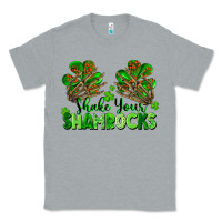 Heather Grey Shake Your Shamrocks Classic Tee - FaDigitalArtStudio