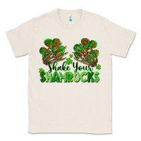 Natural Shake Your Shamrocks Classic Tee - FaDigitalArtStudio