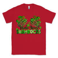 Red Shake Your Shamrocks Classic Tee - FaDigitalArtStudio