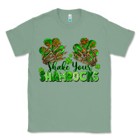 Sage Shake Your Shamrocks Classic Tee - FaDigitalArtStudio