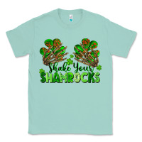 Seafoam Shake Your Shamrocks Classic Tee - FaDigitalArtStudio