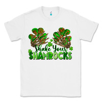White Shake Your Shamrocks Classic Tee - FaDigitalArtStudio
