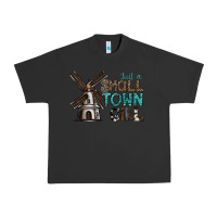 Pigment Black just a small town girl Urban Heavy Tee - SublimationCraftShop