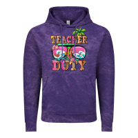 Cloud Purple teacher off duty Vintage Hoodie - AdoDesignShop