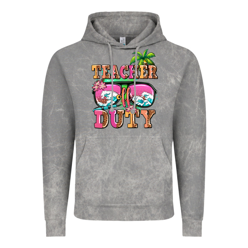 Teacher Off Duty Vintage Hoodie by AdoDesignShop | Teevron